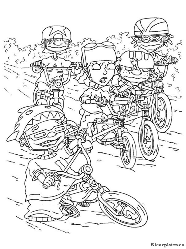 Rocket power kleurplaten