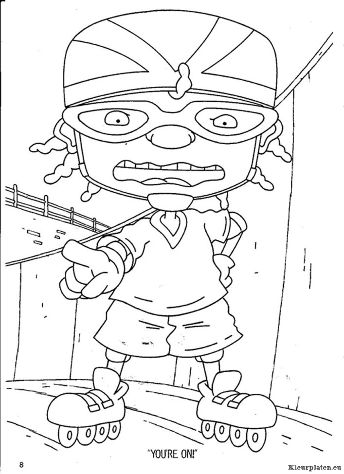 Rocket power kleurplaten