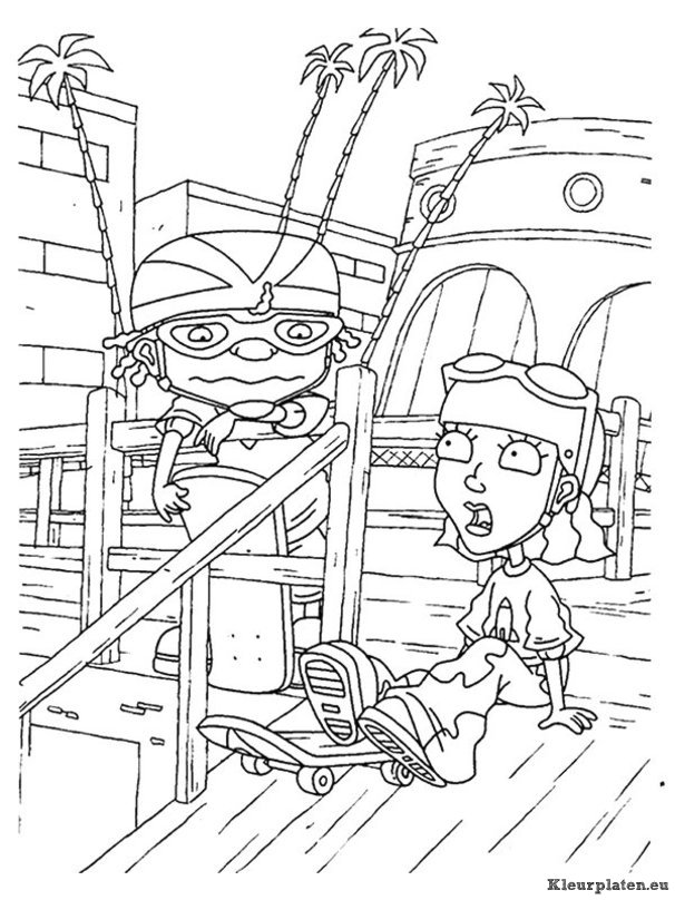 Rocket power kleurplaten