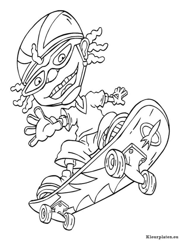 Rocket power kleurplaten