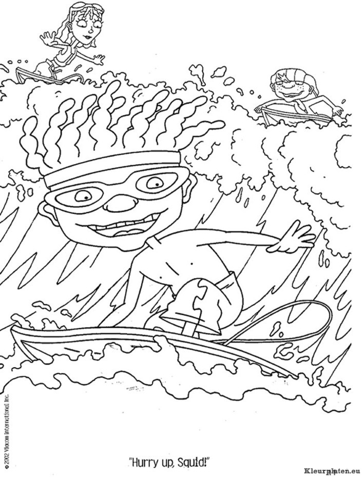 Rocket power kleurplaten