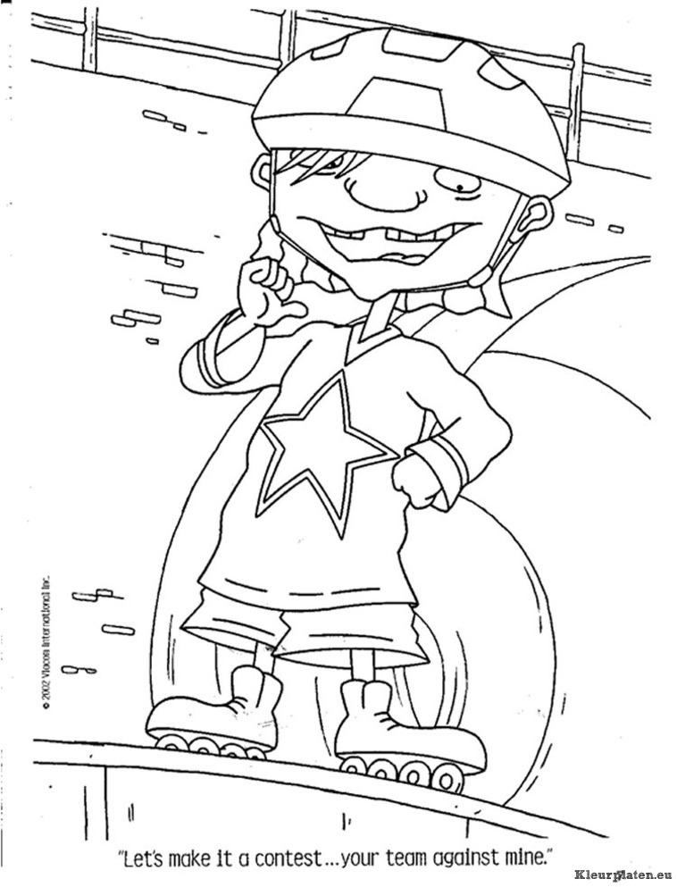 Rocket power kleurplaten