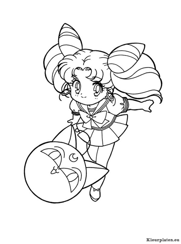 Sailor moon kleurplaat