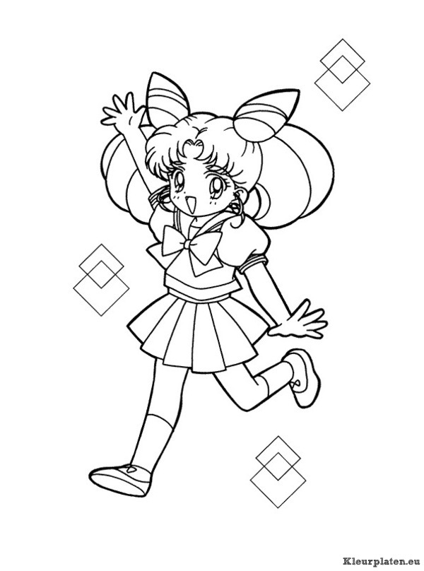 Sailor moon kleurplaten
