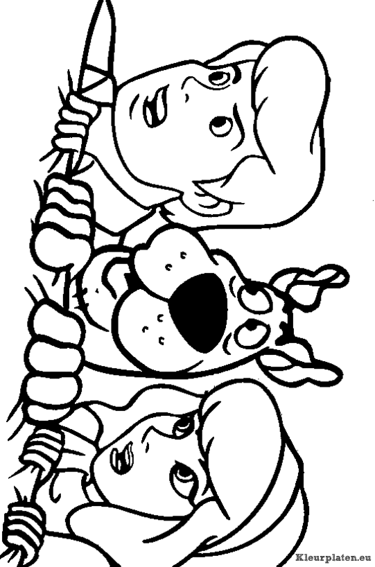 Scooby doo kleurplaten