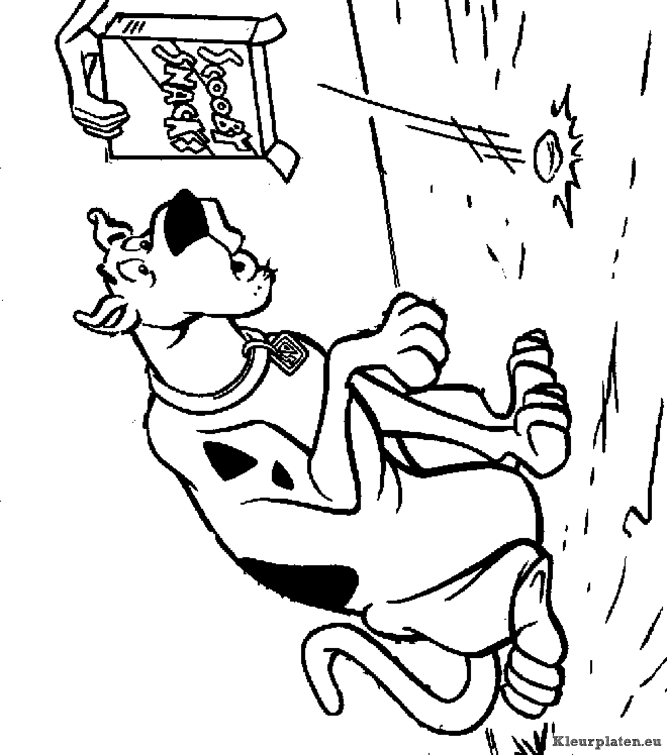 Scooby doo kleurplaten
