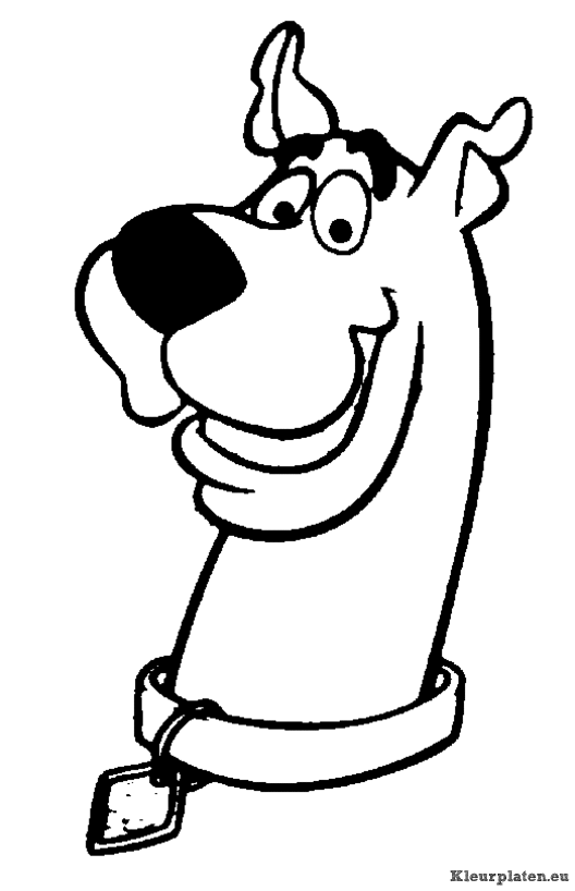 Scooby doo kleurplaten
