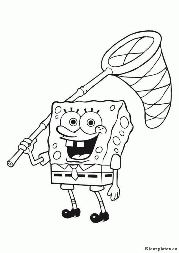 Spongebob kleurplaten