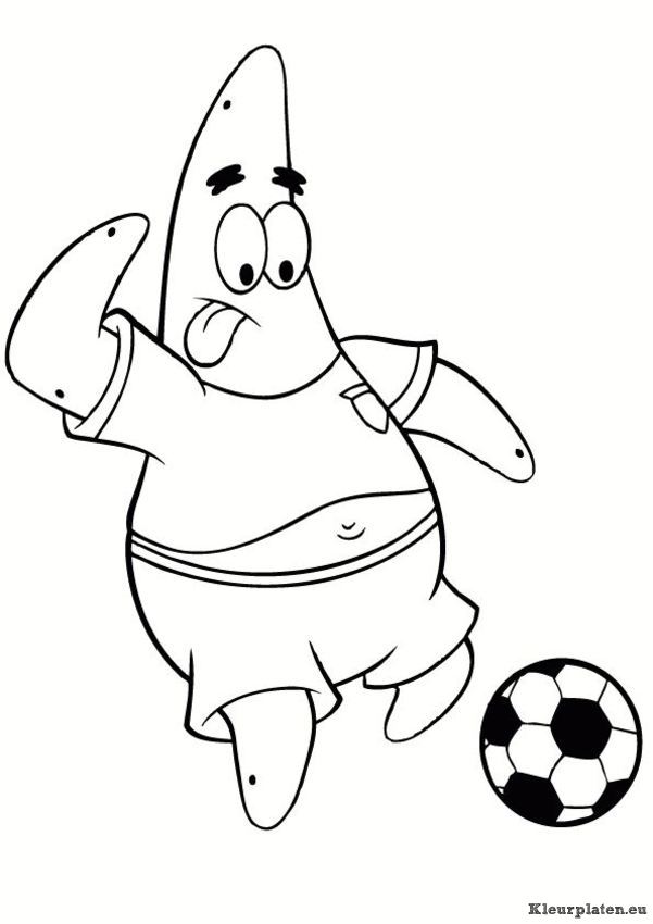 Spongebob kleurplaten