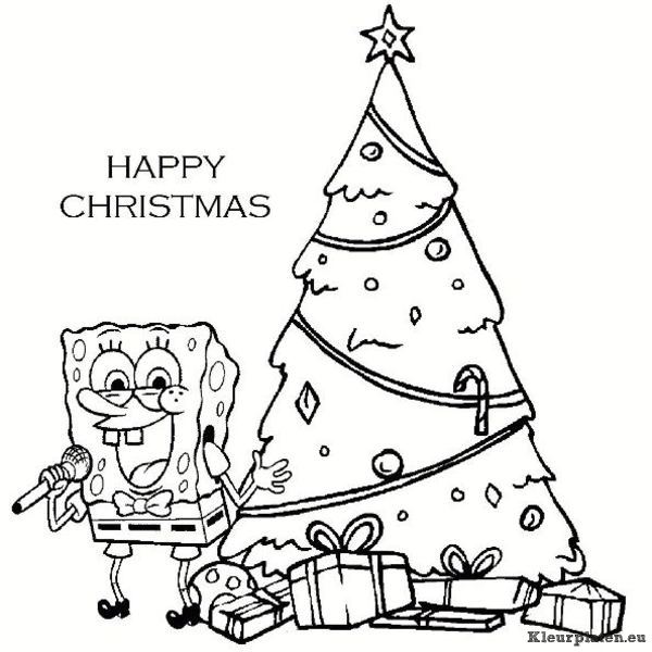 Spongebob kleurplaten