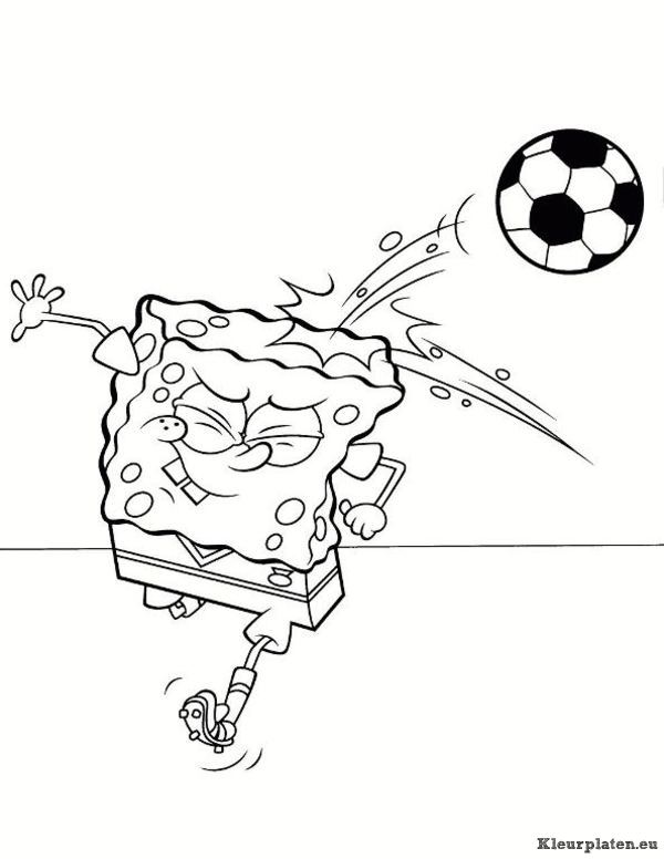 Spongebob kleurplaten