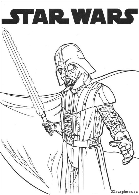 Star wars kleurplaten