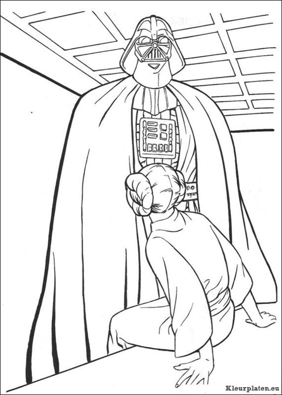 Star wars kleurplaten