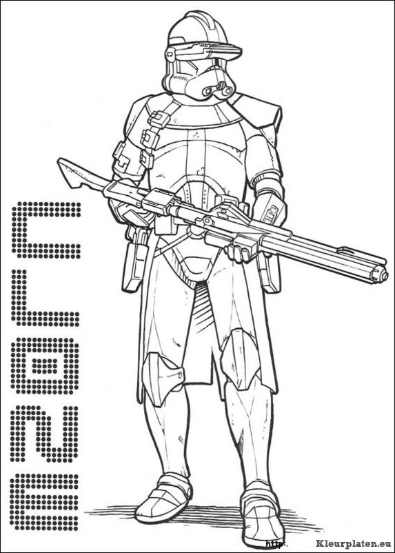 Star wars kleurplaten