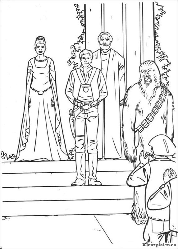 Star wars kleurplaten