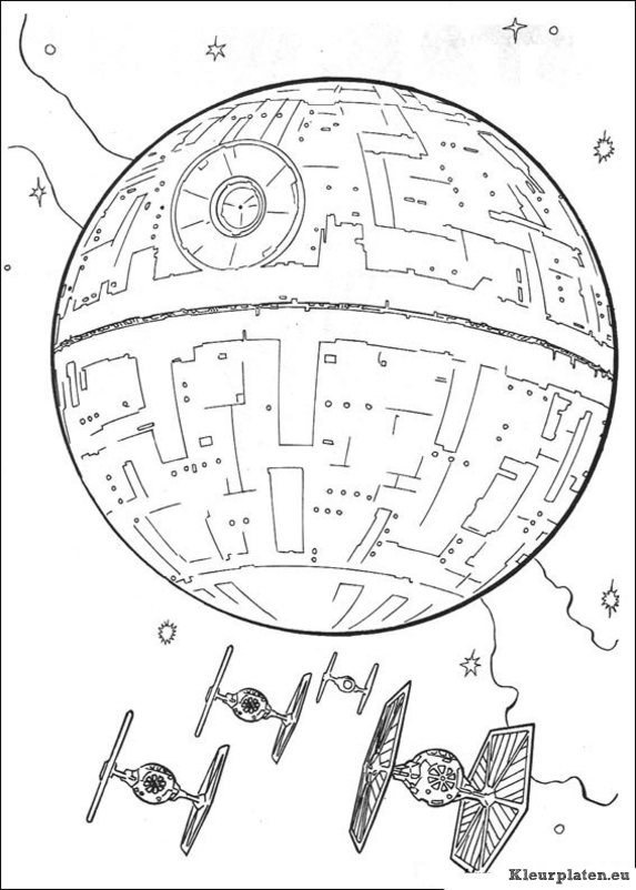 Star wars kleurplaten