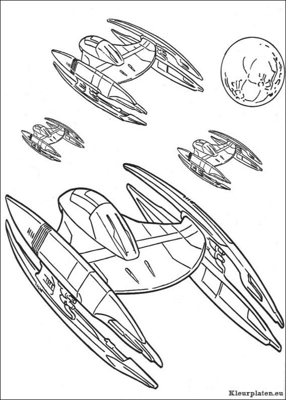 Star wars kleurplaten
