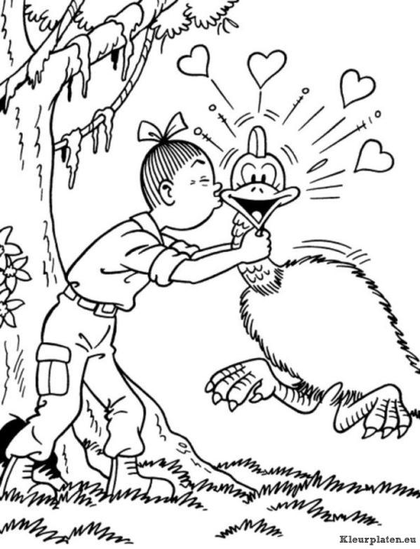 Suske en wiske kleurplaten