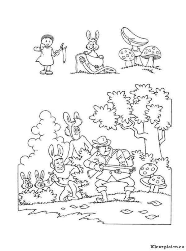 Suske en wiske kleurplaten