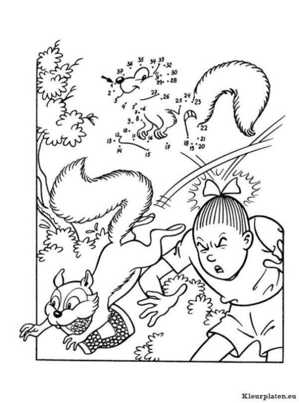 Suske en wiske kleurplaten