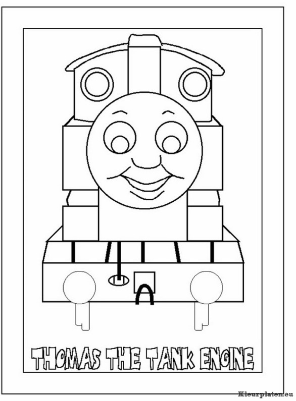 Thomas de trein kleurplaten