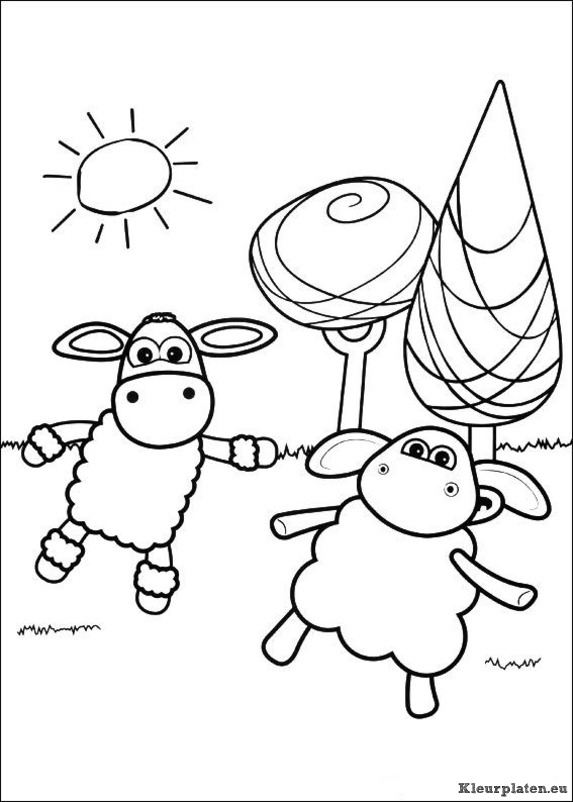 Timmy time kleurplaten