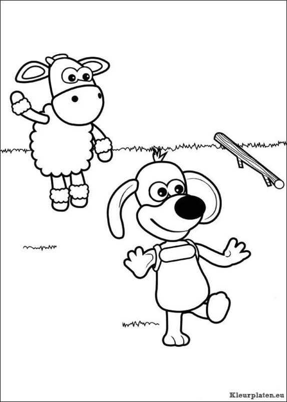 Timmy time kleurplaten