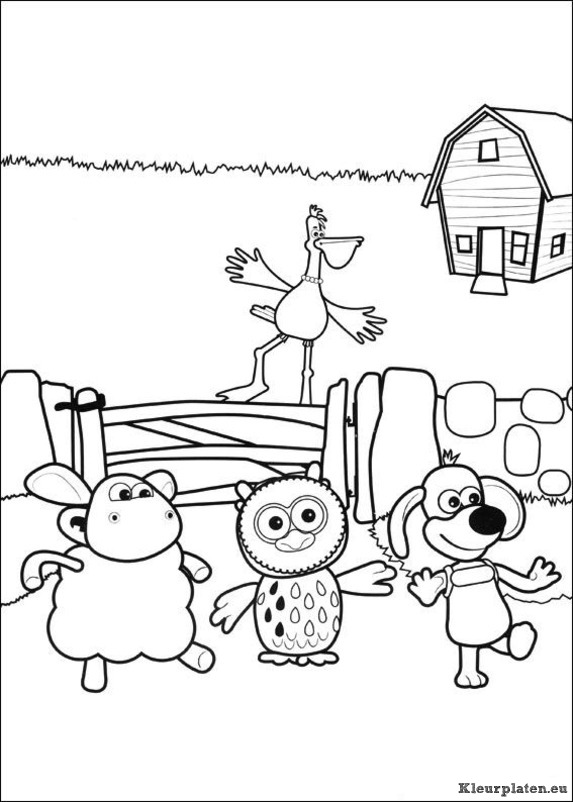 Timmy time kleurplaten