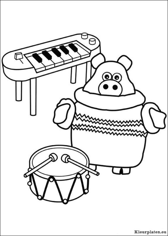 Timmy time kleurplaten