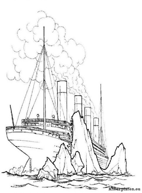 Titanic kleurplaten