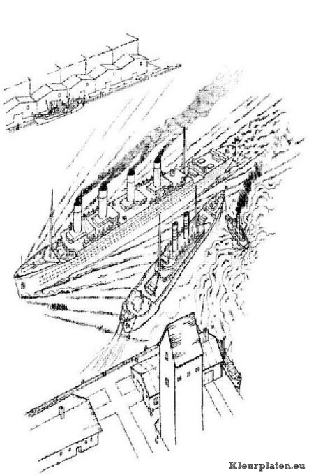 Titanic kleurplaten