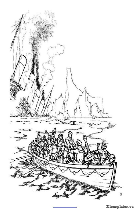 Titanic kleurplaten