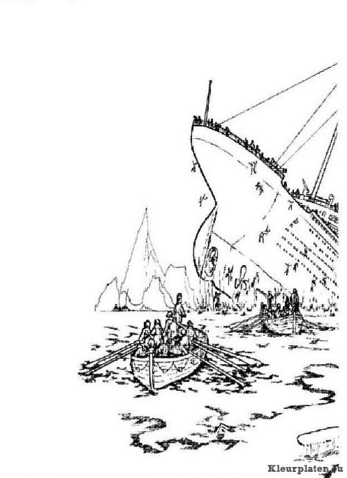 Titanic kleurplaten