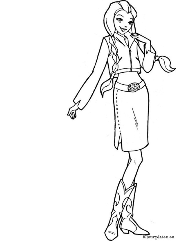 Totally spies kleurplaten