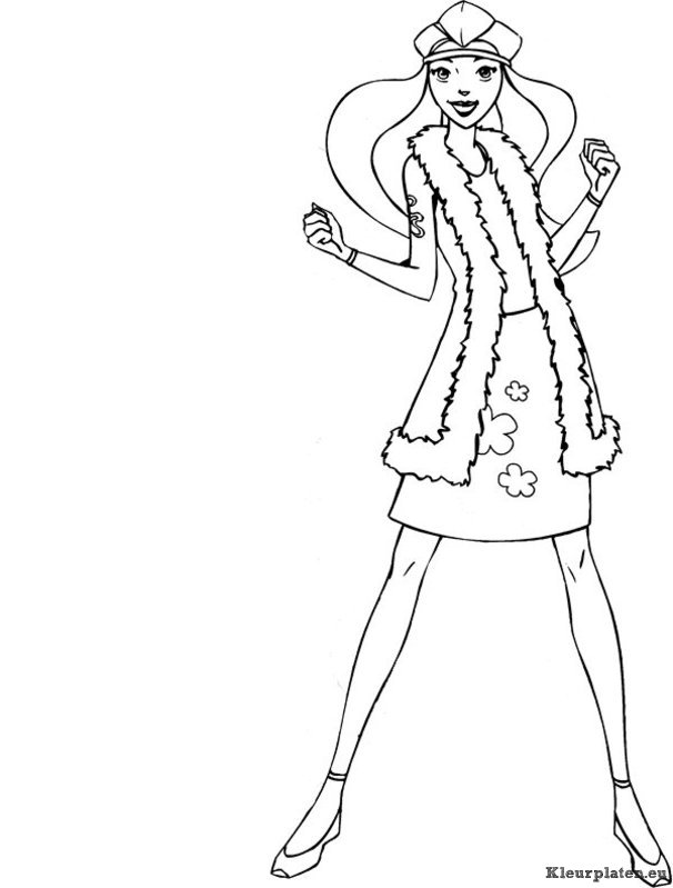 Totally spies kleurplaten