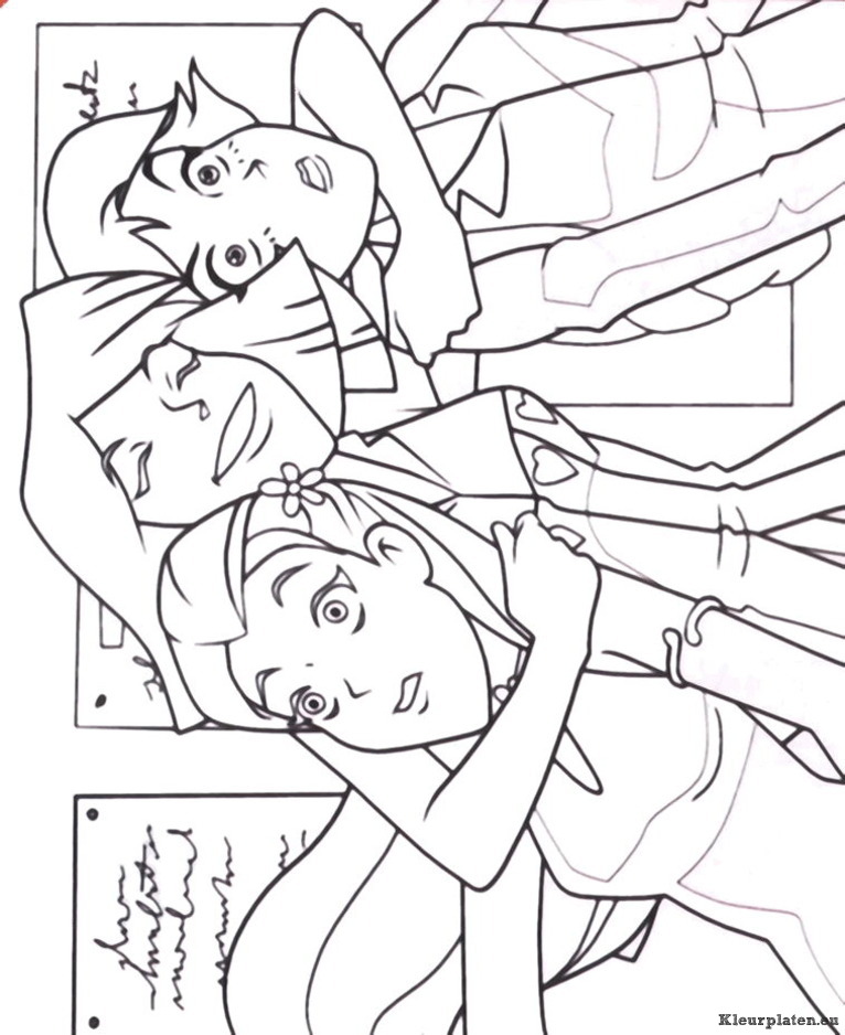 Totally spies kleurplaten
