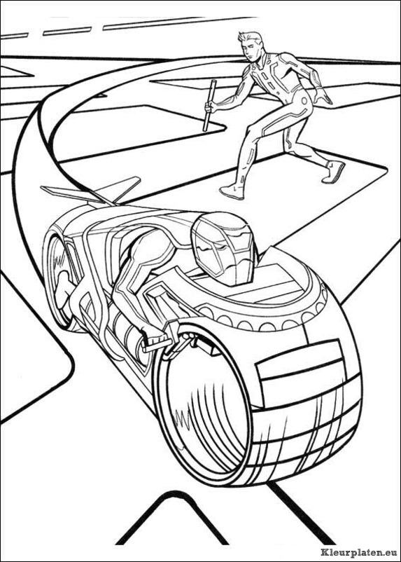 Tron kleurplaten