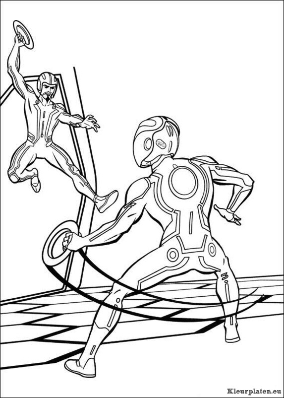 Tron kleurplaten