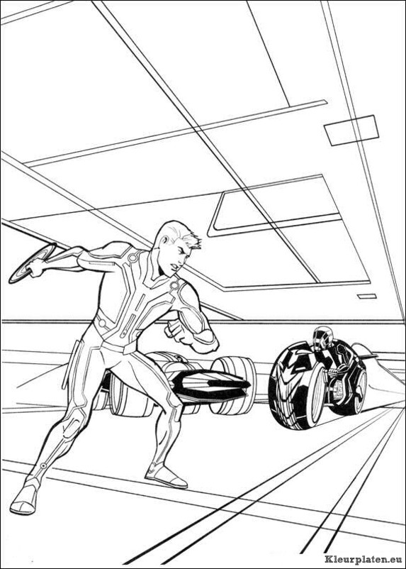Tron kleurplaten