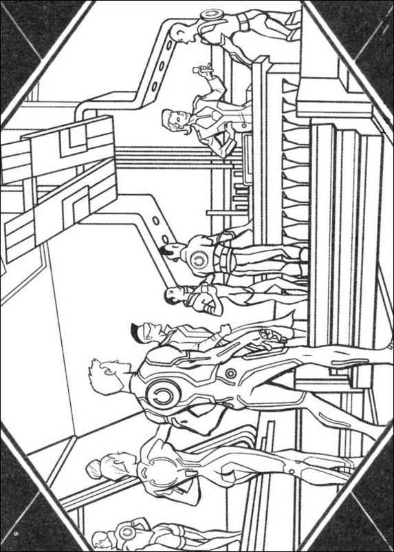 Tron kleurplaten