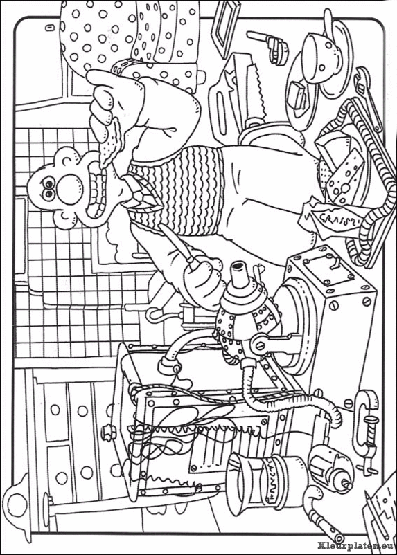 Wallace en gromit kleurplaten