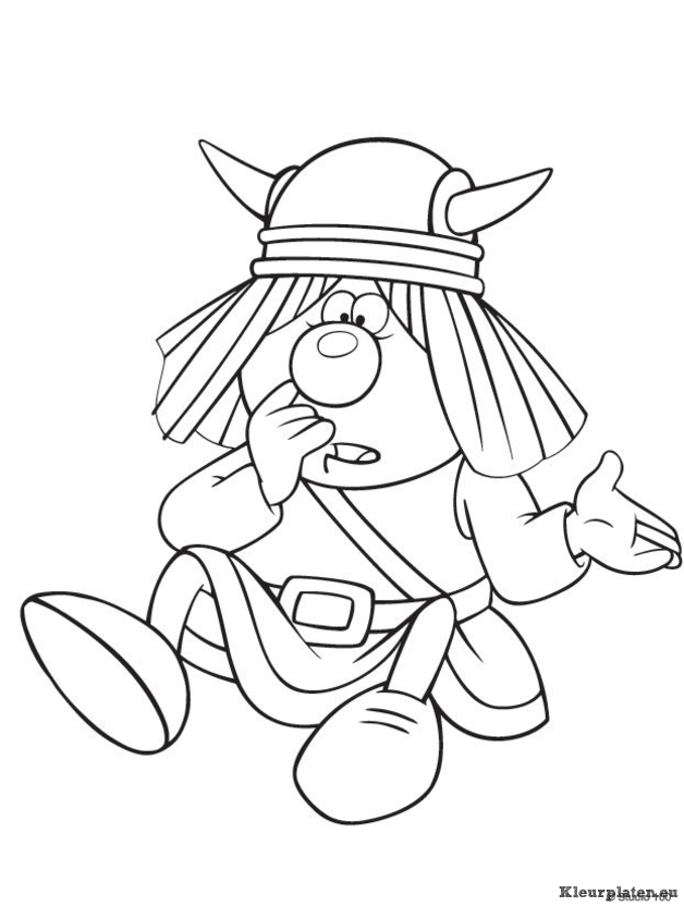 Wicky de viking kleurplaten