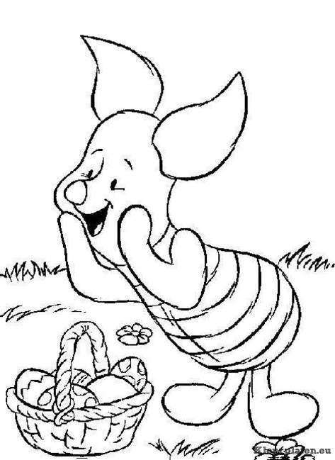 Winnie de pooh en knorretje kleurplaten