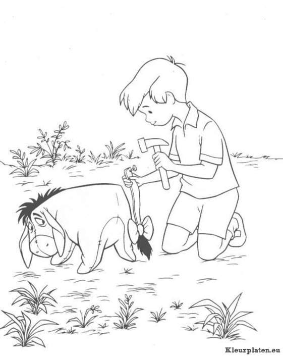 Winnie de pooh kleurplaten