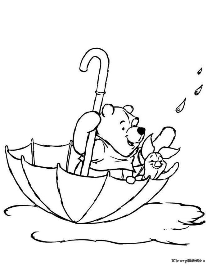 Winnie de pooh kleurplaten