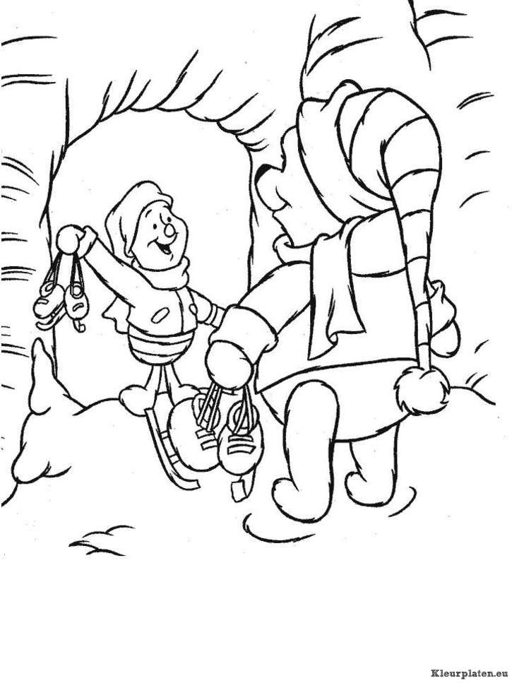 Winnie de pooh kleurplaten