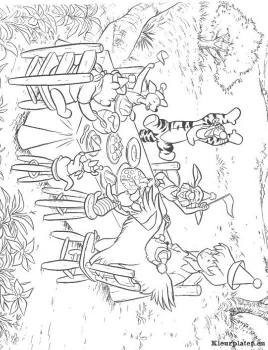 Winnie de pooh kleurplaten