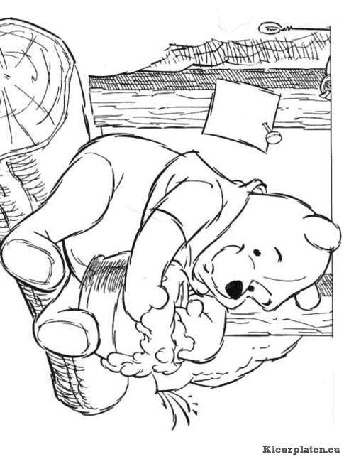 Winnie de pooh kleurplaten