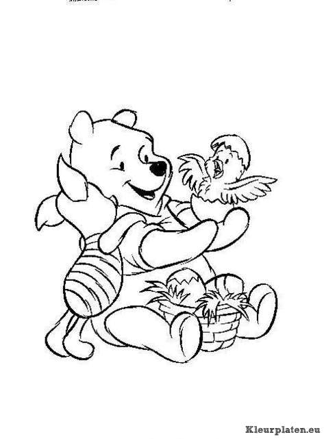Winnie de pooh kleurplaten