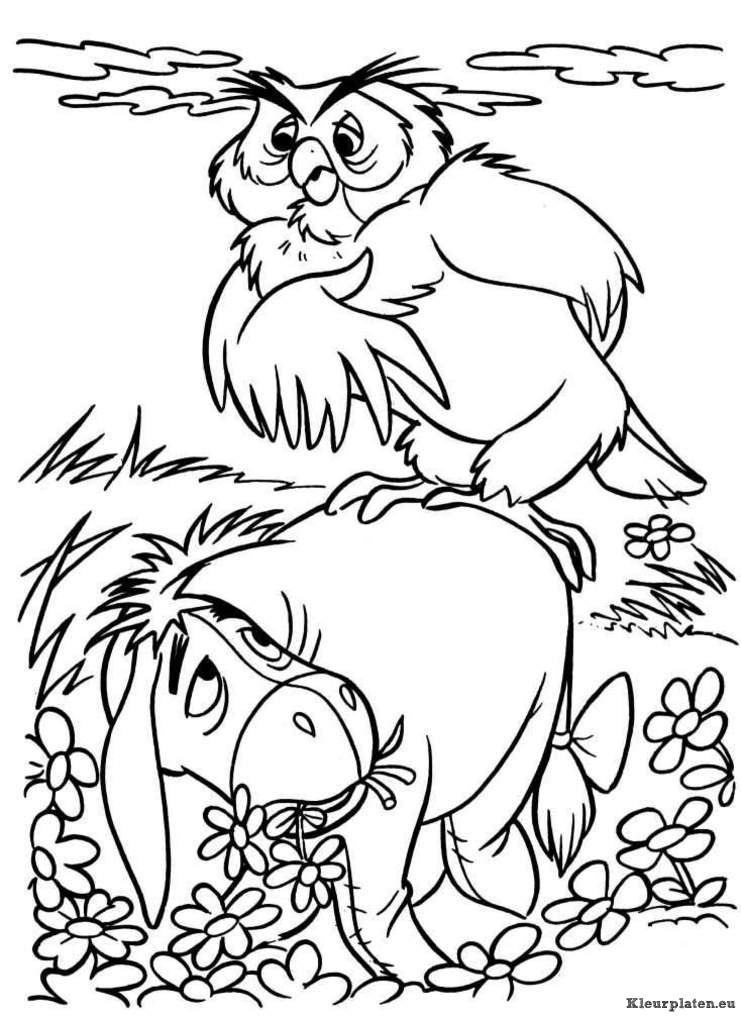 Winnie de pooh kleurplaten